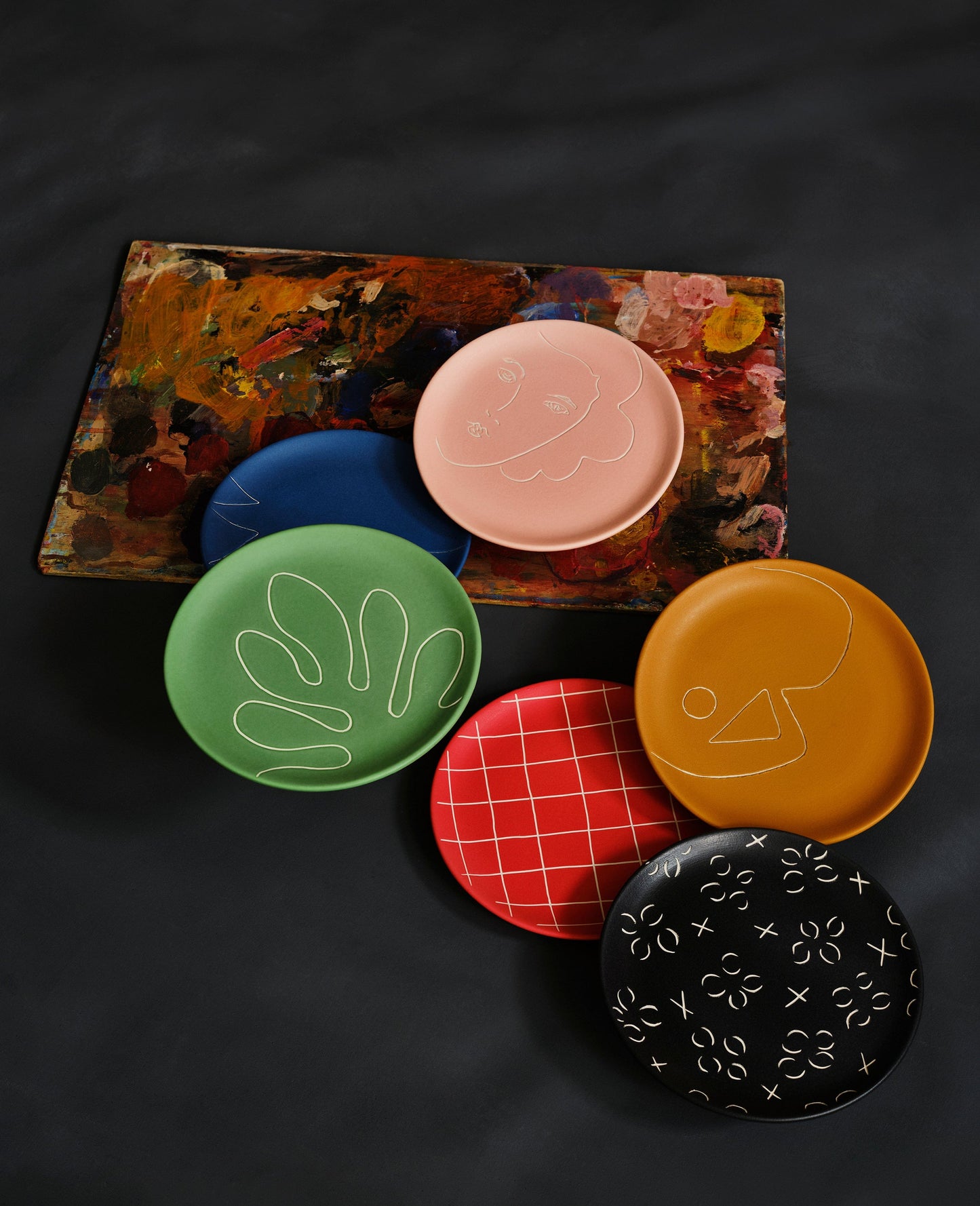 Assiette à dessert Double Point