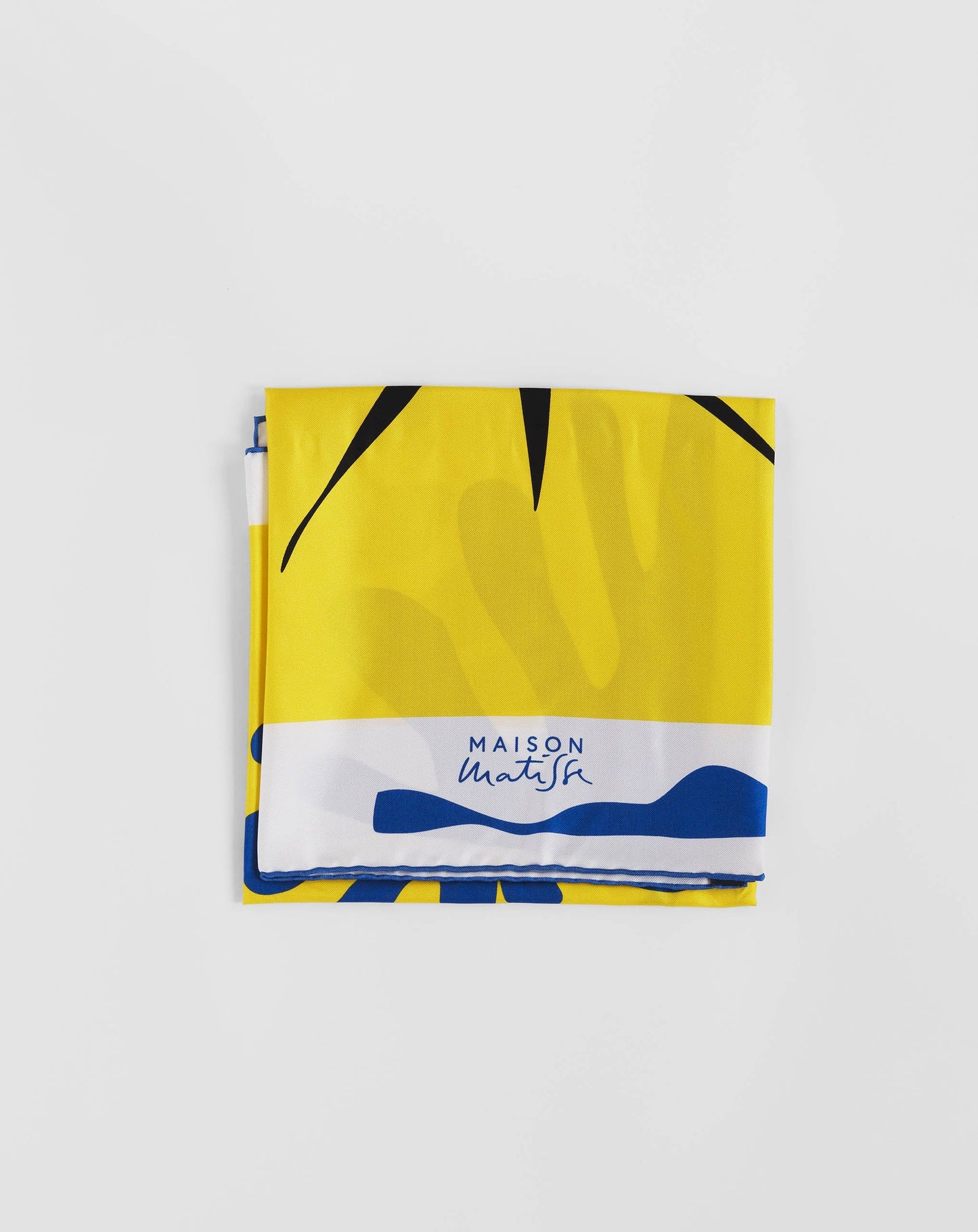 Carré de soie Le Printemps, roulotté à la main