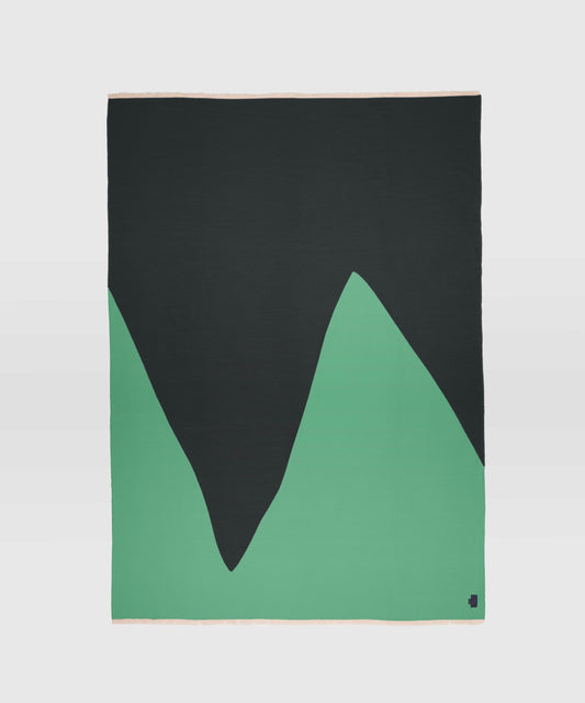 Contrepoint plaid, green/black