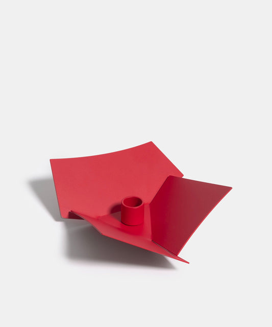 Bougeoir Aube, rouge