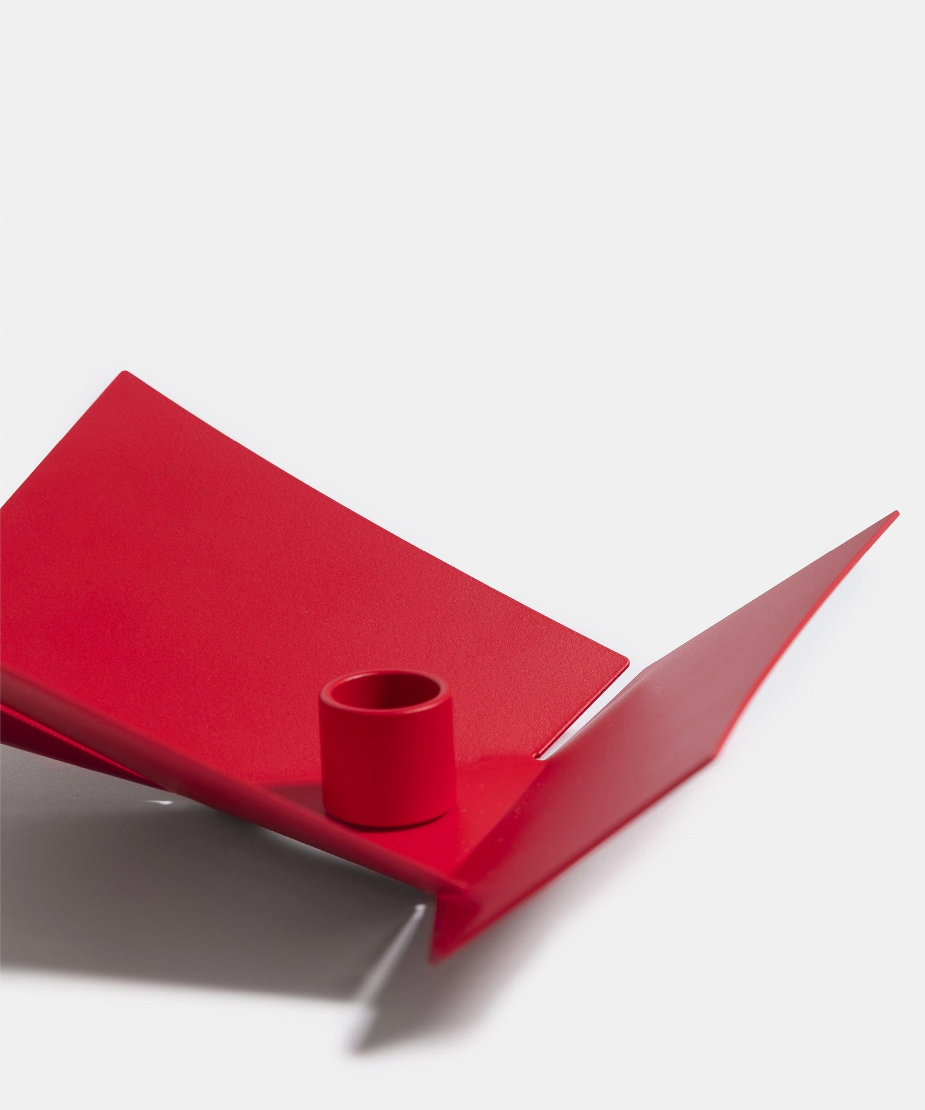 Bougeoir Aube, rouge