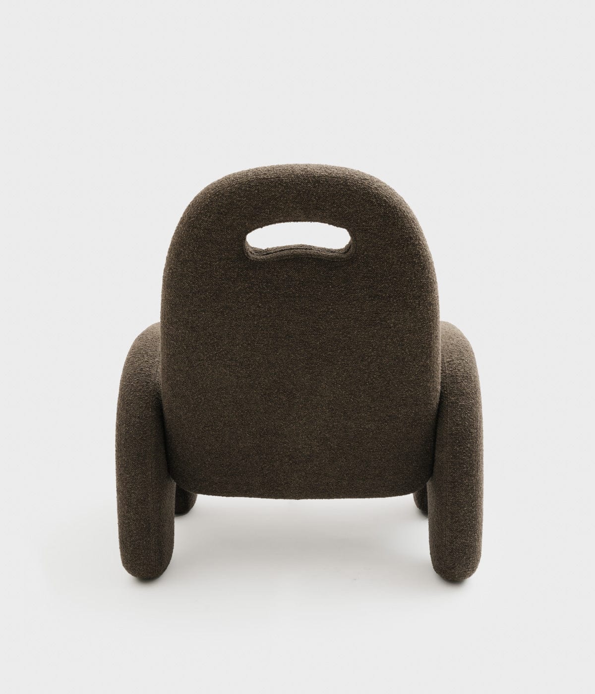 Fauteuil Potiron - bouclette brun