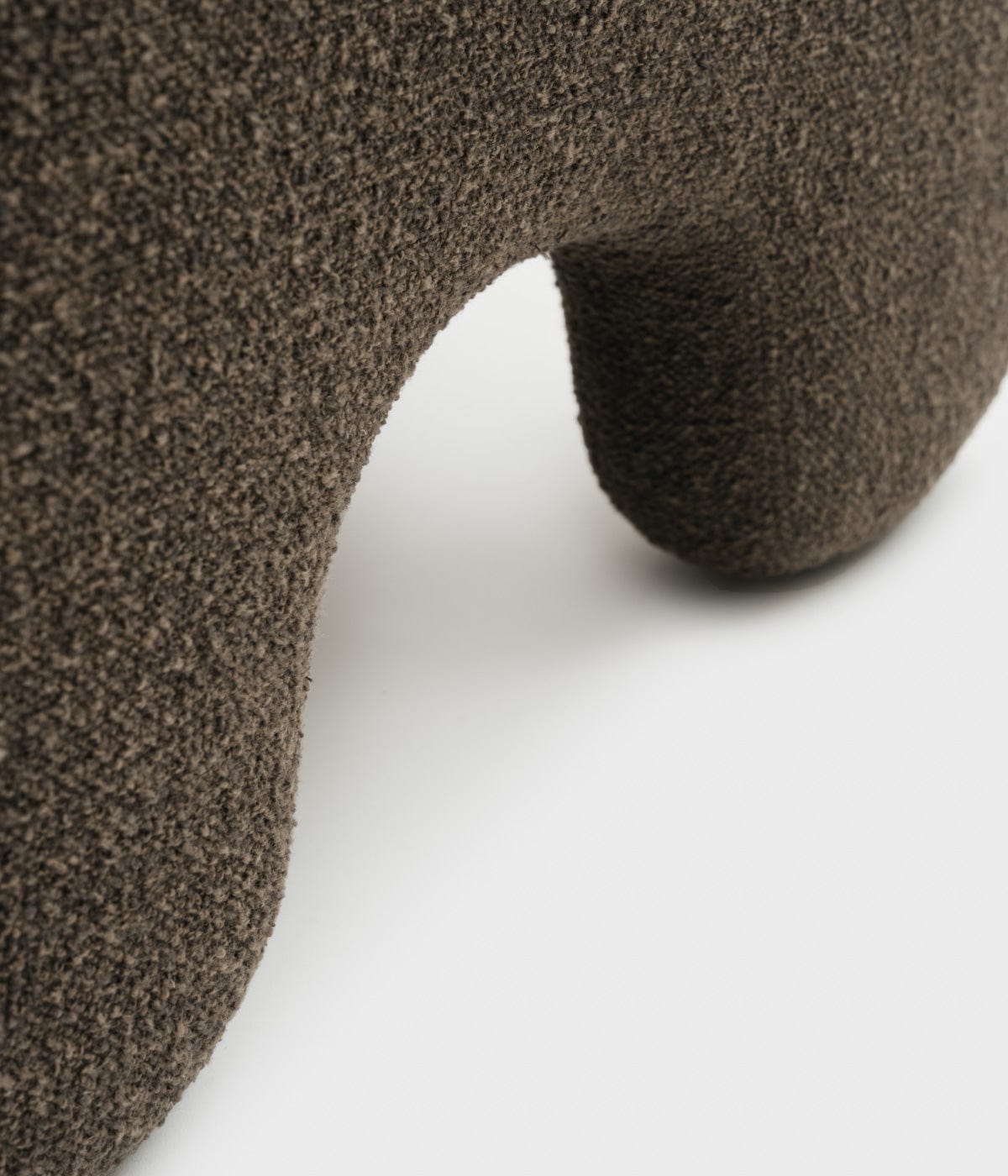 Fauteuil Potiron - bouclette brun