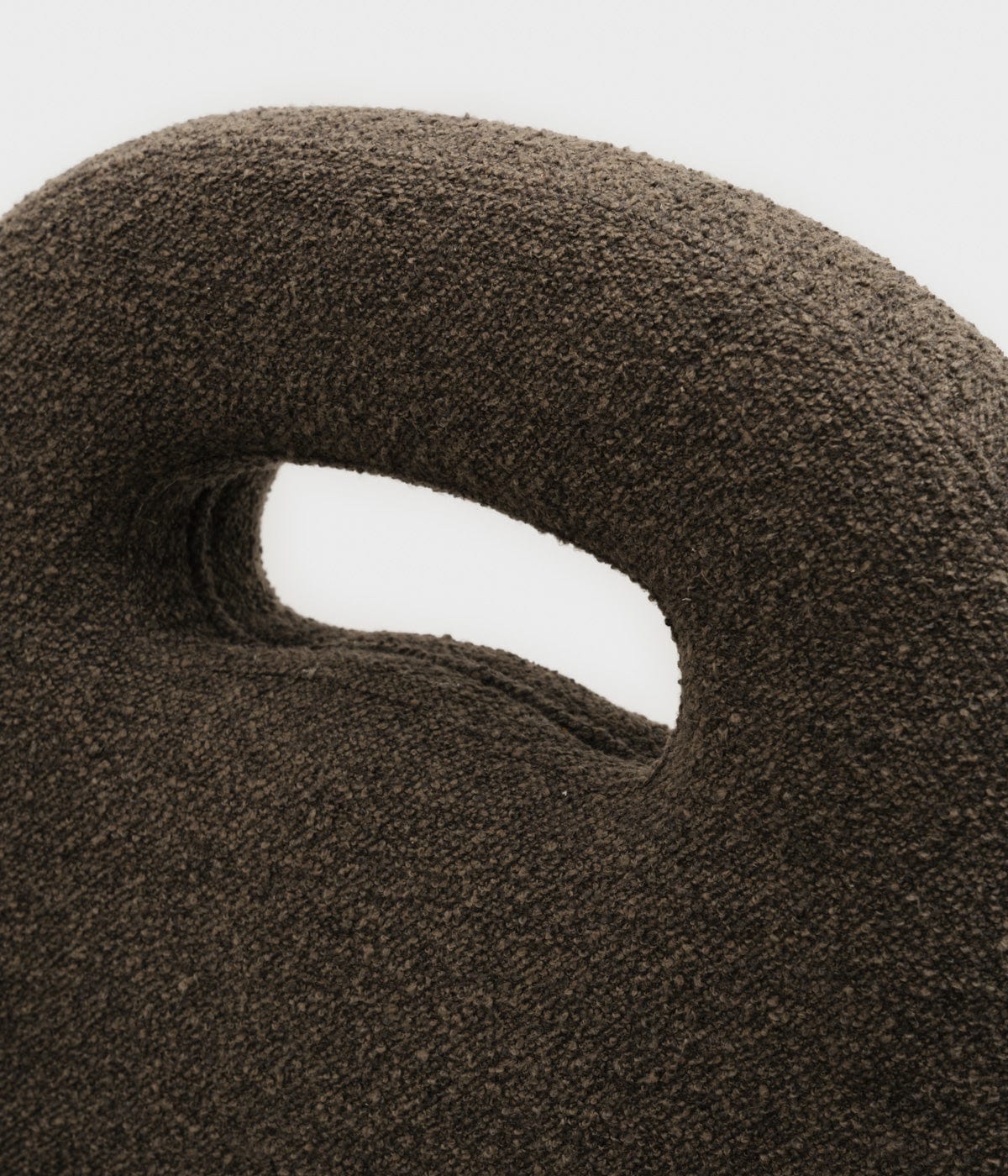 Fauteuil Potiron - bouclette brun