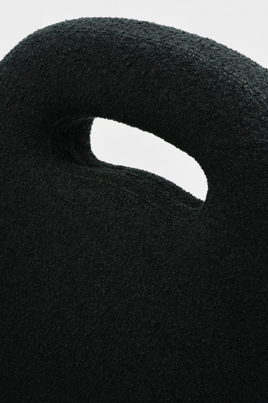 Fauteuil Potiron - bouclette noir