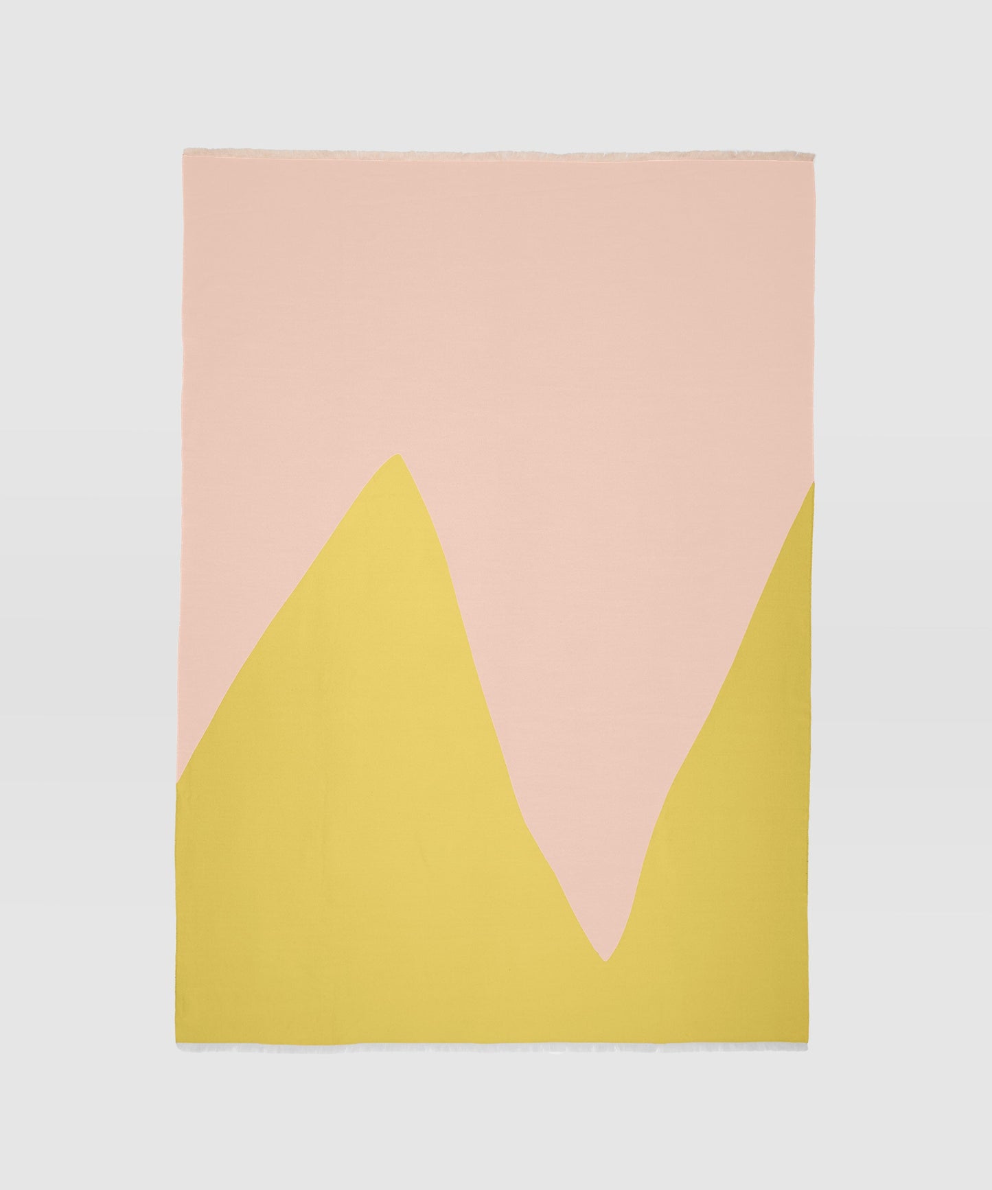 Plaid Contrepoint, ocre/rose