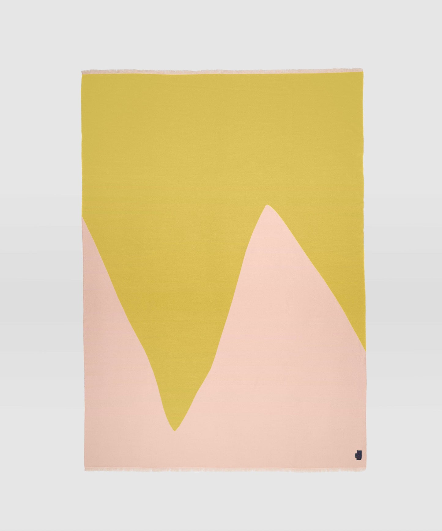 Plaid Contrepoint, ocre/rose