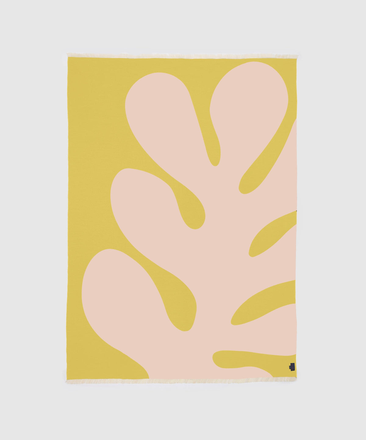 Plaid Variation, ocre/rose