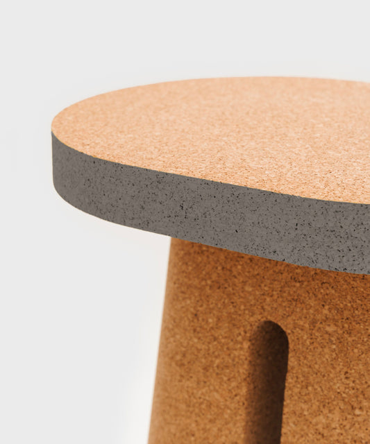 Détour stool, grey