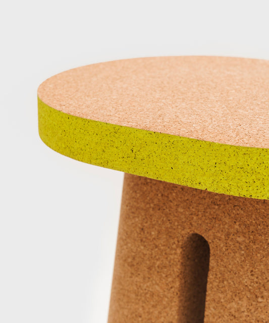 Détour stool, yellow