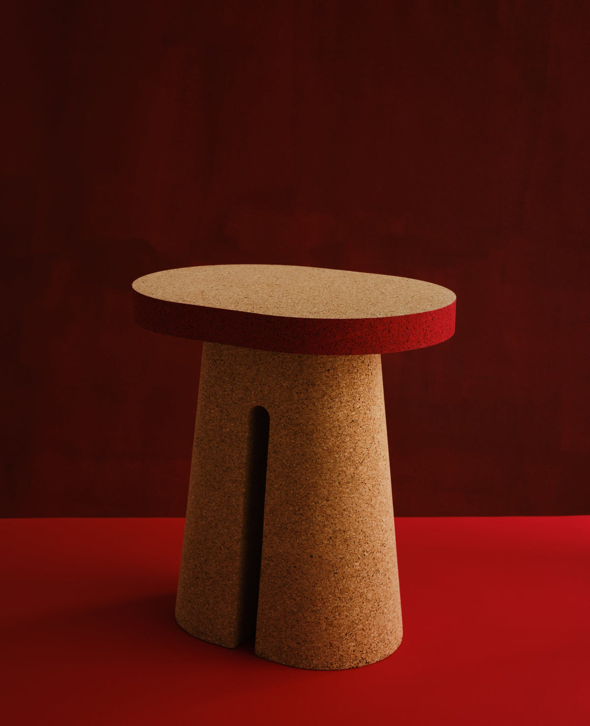 Tabouret Détour, rouge
