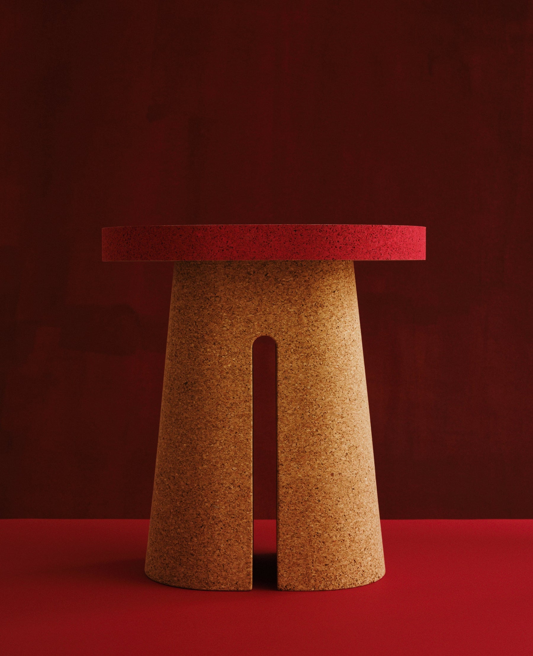 Tabouret Détour, rouge