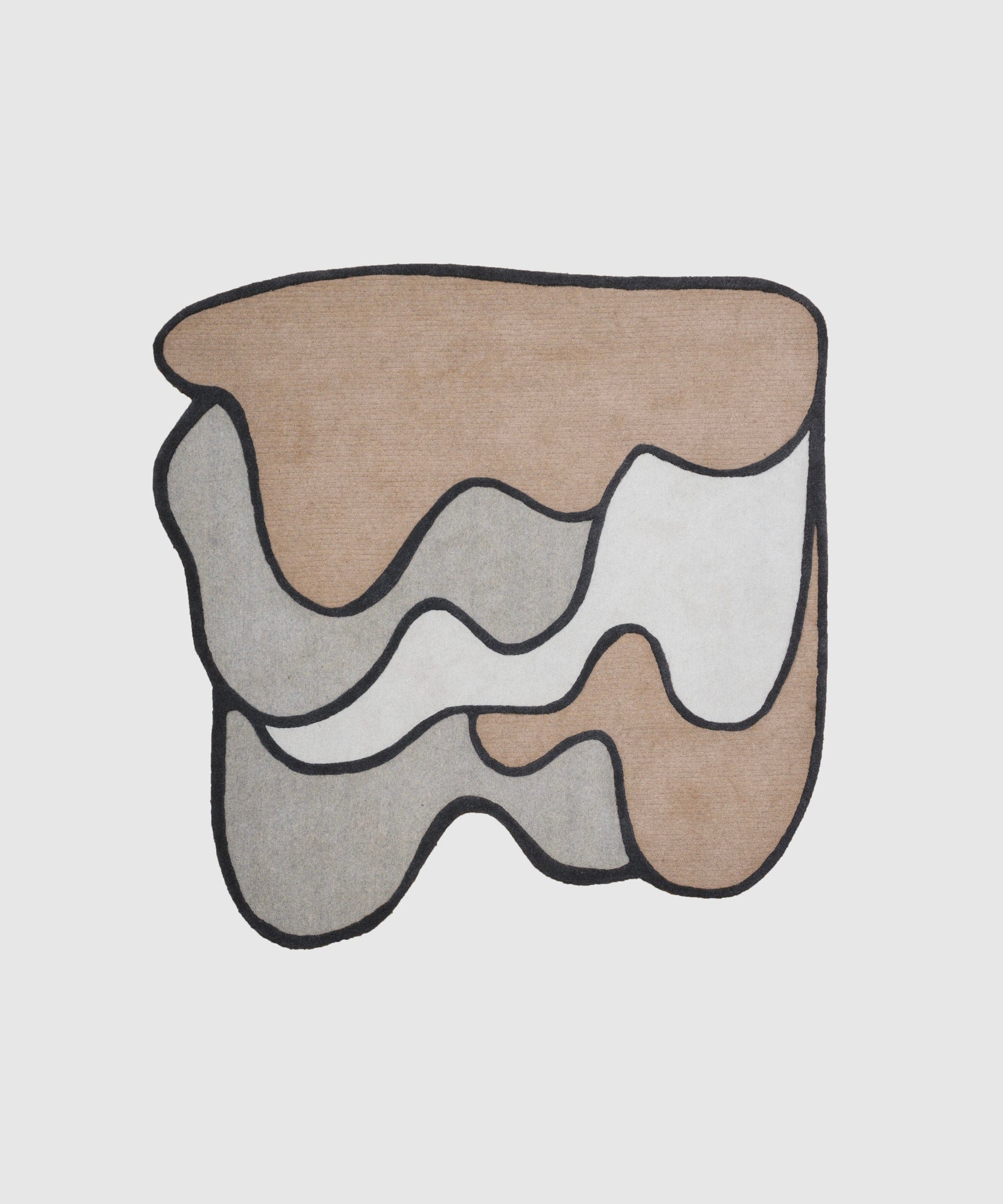 Tapis forme libre Coquillage